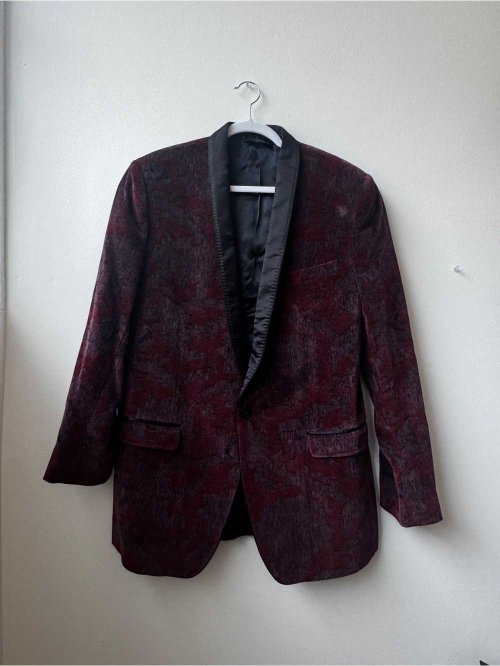 Dolce & Gabbana single-breasted velvet blazer NEW